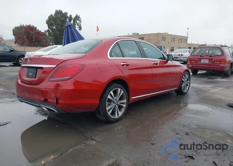 2021 Mercedes-Benz C 300 Sedan from USA, damaged, VIN W1KWF8DB6MR619695